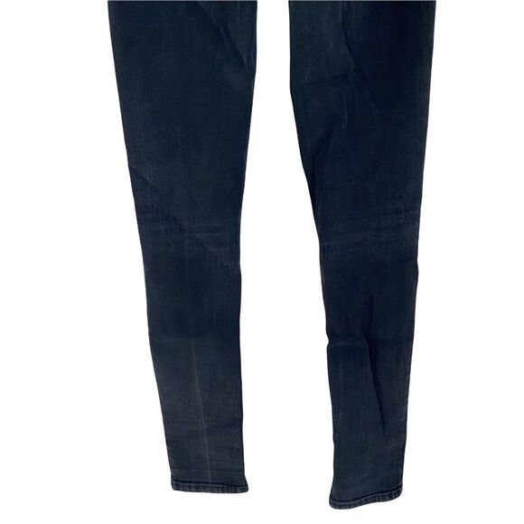 Brandy Melville IT 38 Jeans High Rise Skinny Soft Black Denim Stretch Basic - Picture 8 of 9